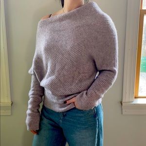Anthropologie Moth Off Shoulder Sweater Tunic